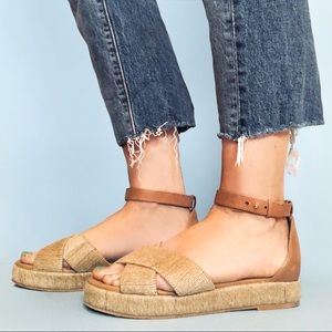 Anthropologie Platform Sandals
